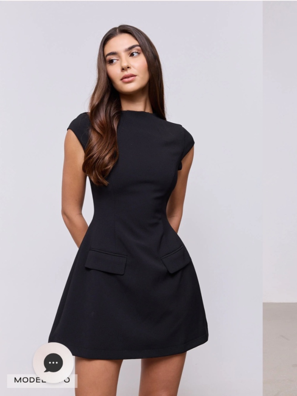 Odd Muse Cap Sleeve Mini Dress XS Regular
